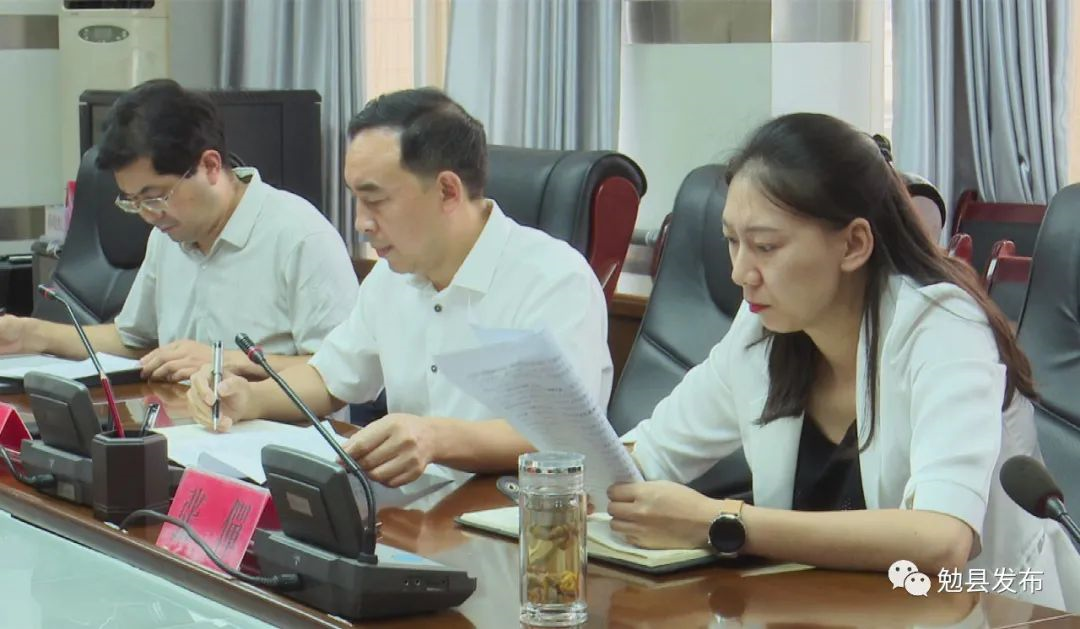 罗国才到县发改局调研 - 政务要闻 - 勉县人民政府